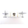Image 3 : WWII GERMAN LUFTWAFFE OBSERVERS BADGE WITH AIRCRAFT TRENCH ART