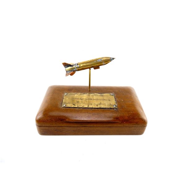 WWI STYLE GERMAN AIR SHIP TRENCH ART BOX