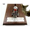 Image 4 : UNKNOWN BRASS DEATH RIDING HORSE FIGURE WITH BADGE / MEDAL LOT