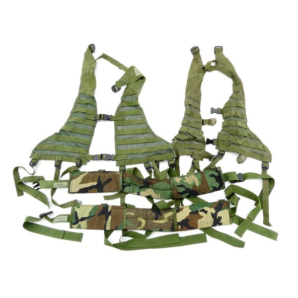 U.S. MILITARY LOAD BEARING VEST AND BELT LOT