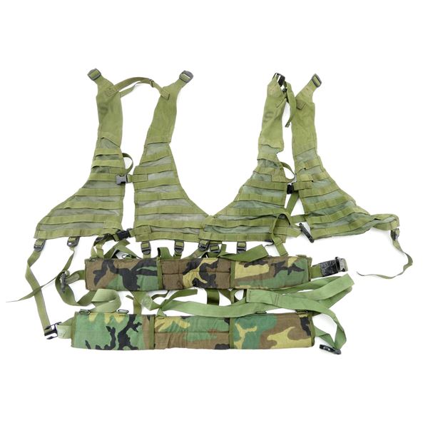 U.S. MILITARY LOAD BEARING VEST AND BELT LOT