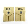 Image 1 : REPRODUCTION U.S. MILITARY 1911 MAG POUCH LOT