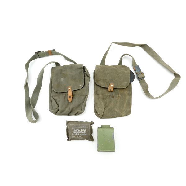 YUGOSLAVIAN MAG POUCH, OILER, ETC. LOT