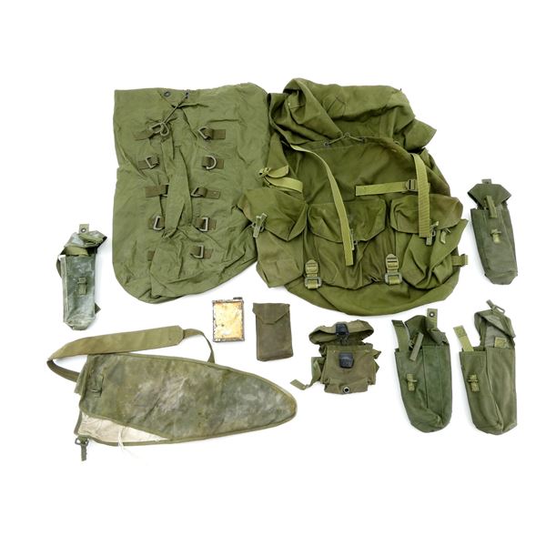 ASSORTED MILITARY AMMO POUCHES, MAG POUCHES, ETC. LOT