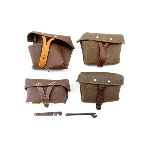 ASSORTED COMBLOC MOSIN NAGANT / SKS POUCH, ETC. LOT
