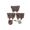 Image 2 : ASSORTED COMBLOC MOSIN NAGANT POUCHES, COMBO TOOL, ETC. LOT