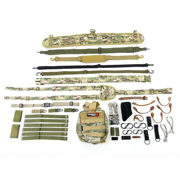 ASSORTED MILITARY STYLE WEBBING LOT