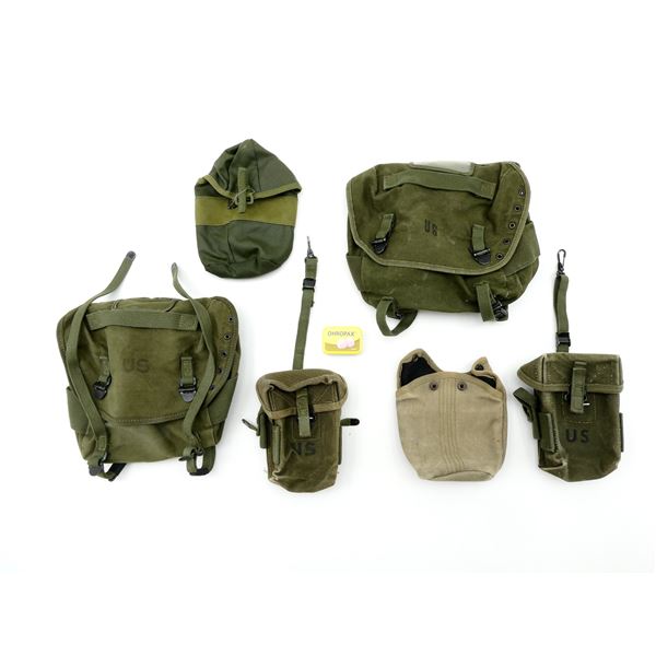 ASSORTED U.S. / CANADIAN MILITARY POUCH LOT