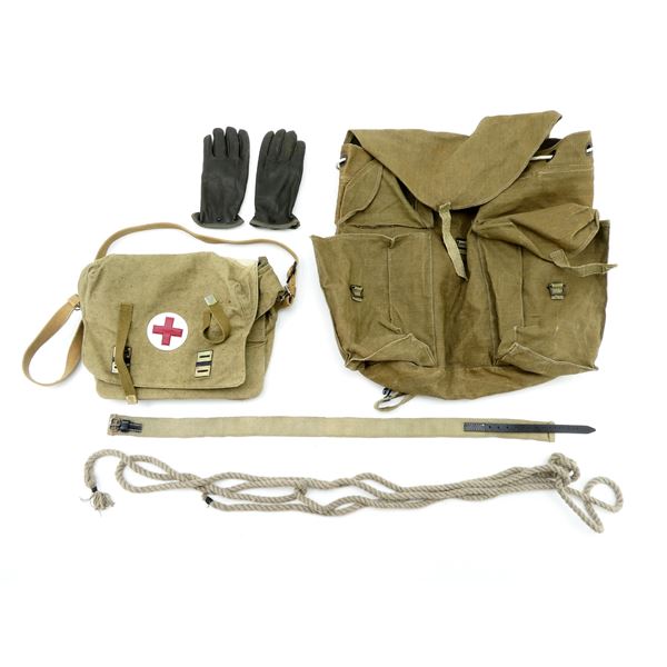 ASSORTED MILITARY RUCKSACK, MEDIC FIELD PACK, ETC. LOT