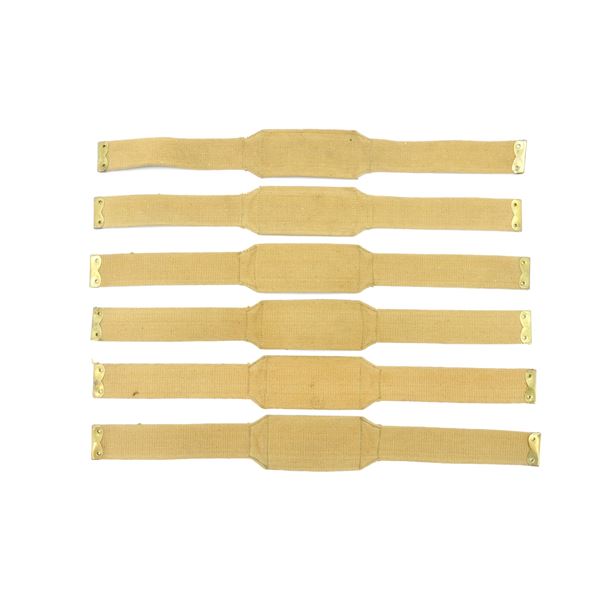 WWII CANADIAN BREN P37 WEB AMMO / MAG POUCH STRAP LOT
