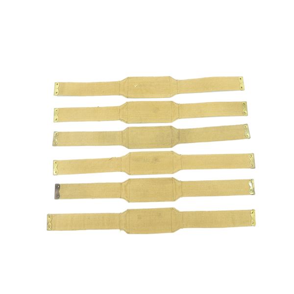 WWII CANADIAN BREN P37 WEB AMMO / MAG POUCH STRAP LOT