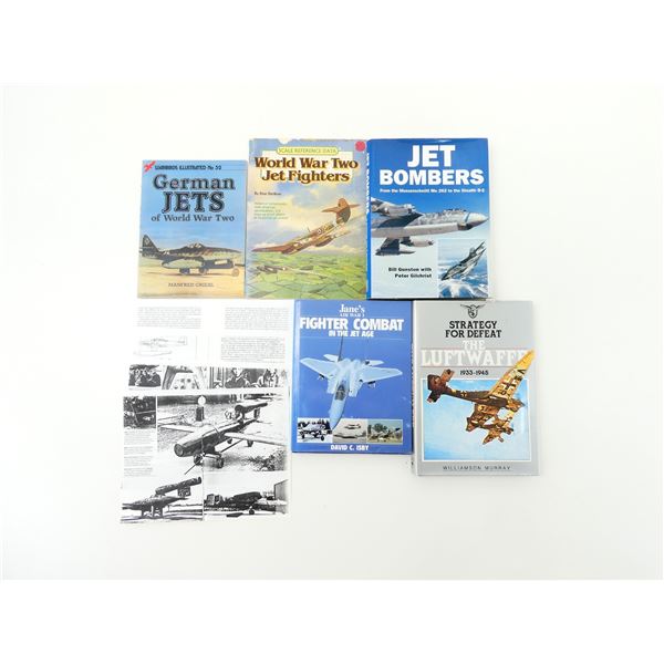 ASSORTED MILITARY AIRCRAFT BOOK LOT