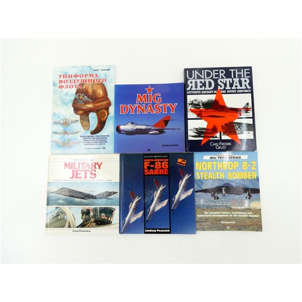 ASSORTED MILITARY AIRCRAFT BOOK LOT