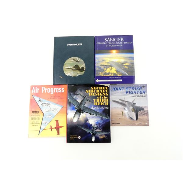 ASSORTED MILITARY AIRCRAFT BOOK LOT