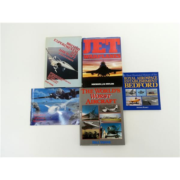 ASSORTED MILITARY AIRCRAFT BOOK LOT