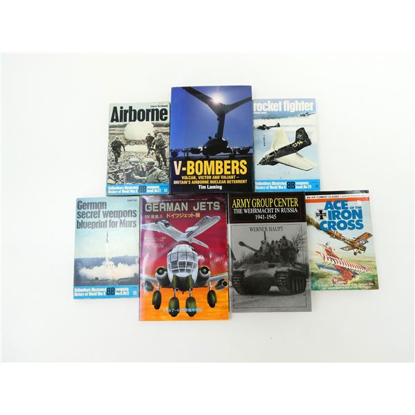 ASSORTED MILITARY AIRCRAFT BOOK LOT