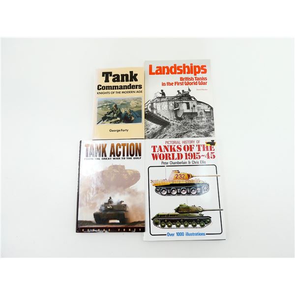 ASSORTED MILITARY TANK BOOK LOT