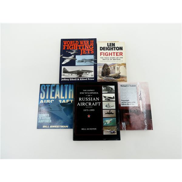 ASSORTED MILITARY AIRCRAFT BOOK LOT