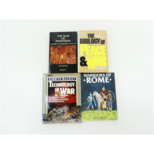 ASSORTED SCIENTIFIC MILITARY BOOK LOT