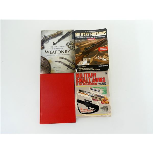ASSORTED MILITARY WEAPONRY BOOK LOT