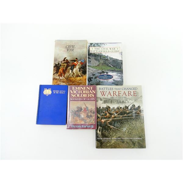 ASSORTED CIVIL WAR / VICTORIAN ERA MILITARY BOOK LOT