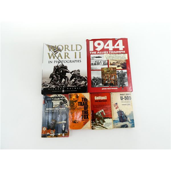 ASSORTED WWII MILITARY BOOK LOT