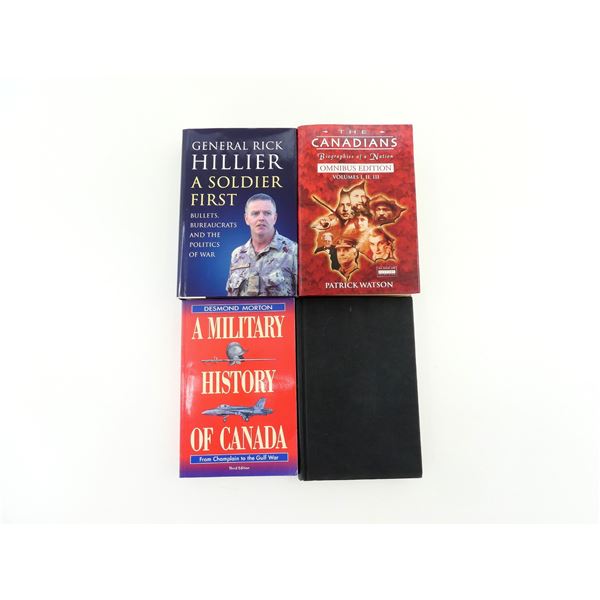 ASSORTED CANADIAN MILITARY BOOK LOT