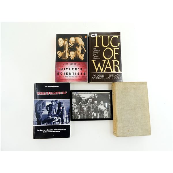 ASSORTED WWII MILITARY BOOKS, ETC. LOT