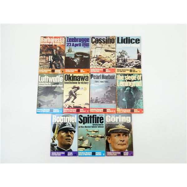 ASSORTED "BALLANTINE'S ILLUSTRATED HISTORY OF THE VIOLENT CENTURY" SERIES, ETC. BOOK LOT