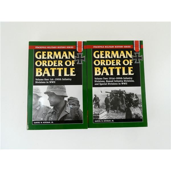 "GERMAN ORDER OF BATTLE" BOOK LOT