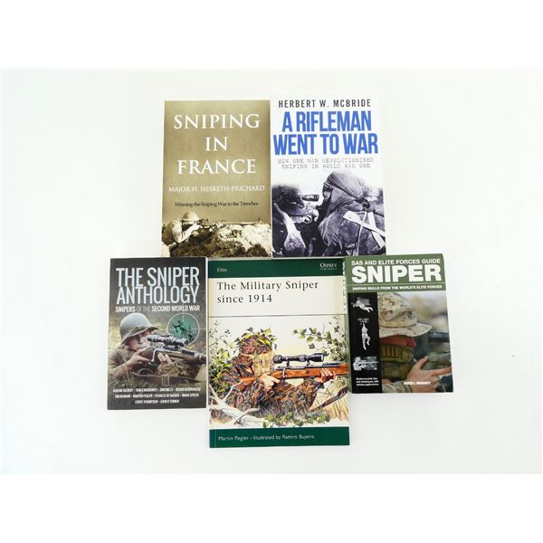 ASSORTED MILITARY SNIPING BOOK LOT
