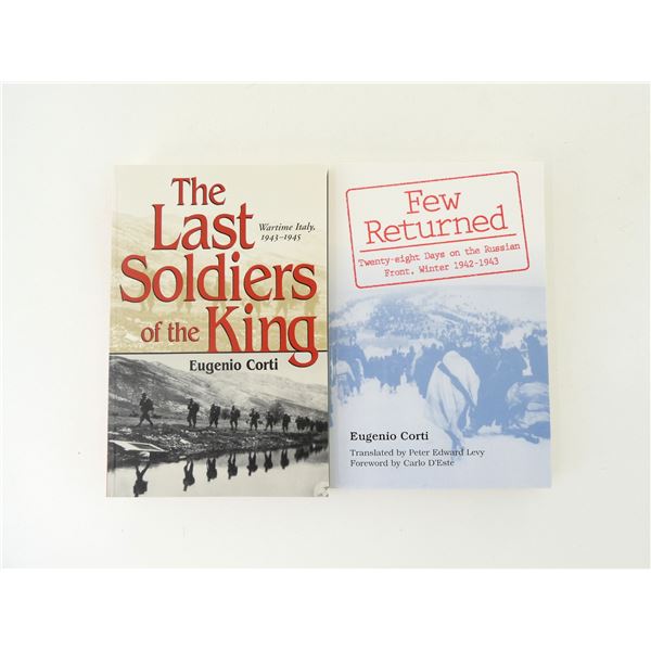 "FEW RETURNED" AND "THE LAST SOLDIERS OF THE KING" BOOK LOT