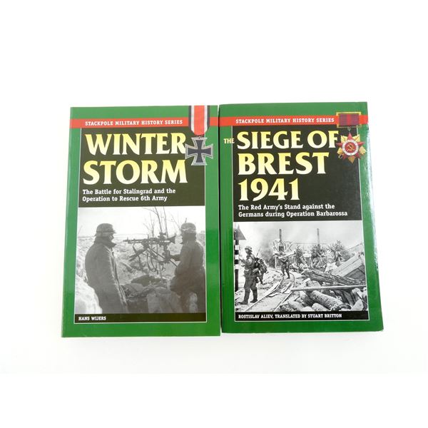 "WINTER STORM" AND "THE SIEGE OF BREST 1941" BOOK LOT