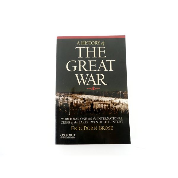 "A HISTORY OF THE GREAT WAR" BOOK