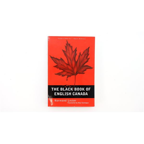 "THE BLACK BOOK OF ENGLISH CANADA" BOOK