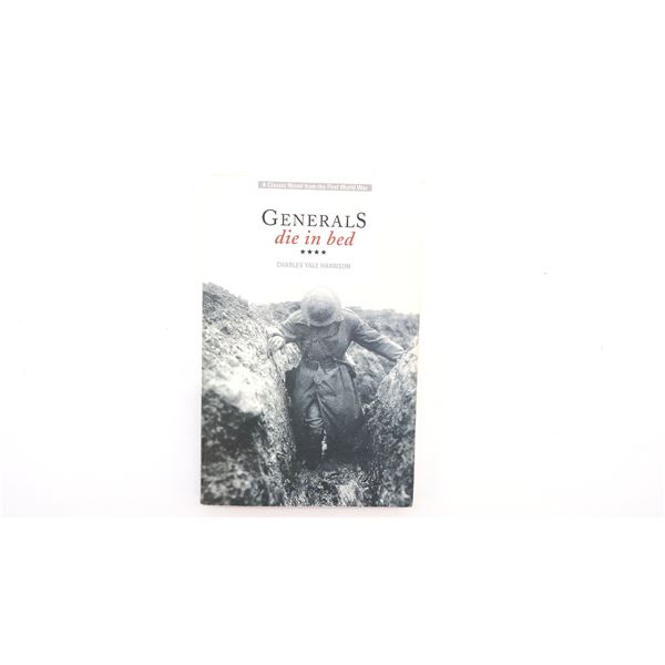 "GENERALS DIE IN BED" BOOK