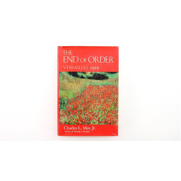 "THE END OF ORDER, VERSAILLES 1919" BOOK