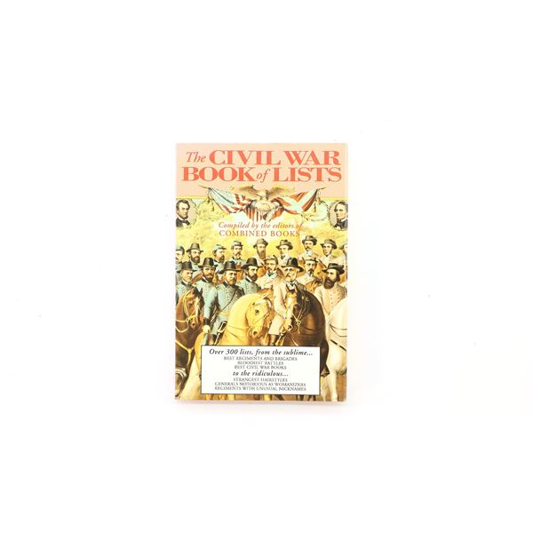 "THE CIVIL WAR BOOK OF LISTS" BOOK