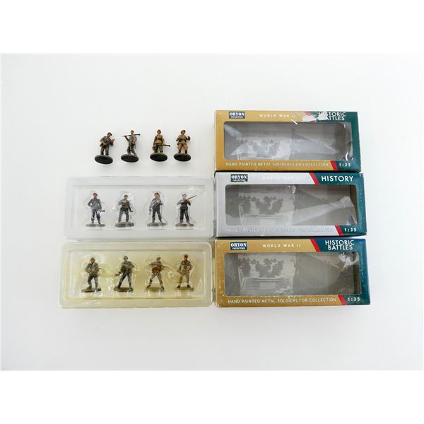 ASSORTED ORYON COLLECTION WWII HISTORY / HISTORIC BATTLES SOLDIER FIGURINE SETS