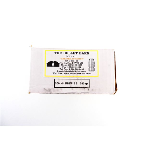 BULLET BARN .44 CALIBER BULLETS LOT