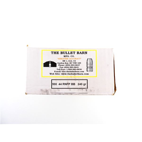 BULLET BARN .44 CALIBER BULLETS LOT