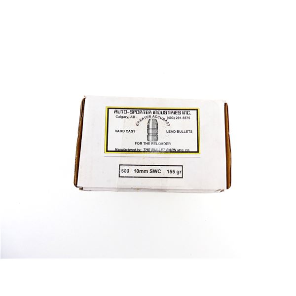 BULLET BARN 10MM CALIBER BULLETS LOT
