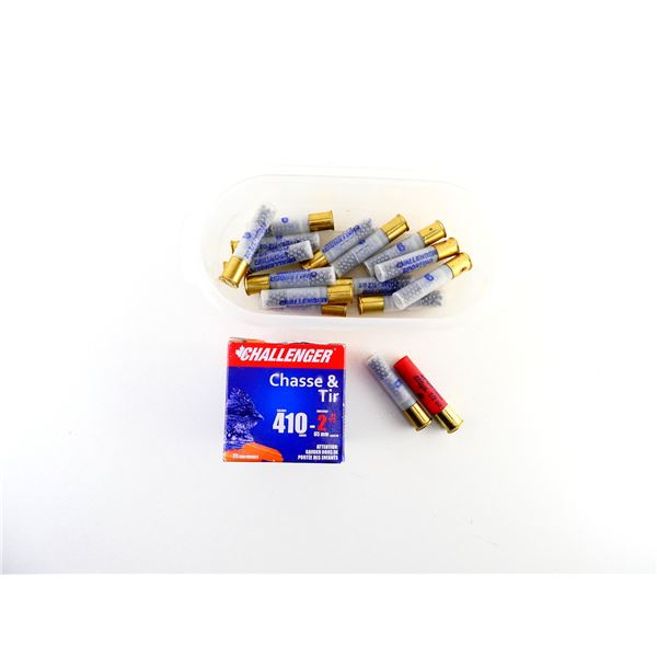 CHALLENGER .410 GAUGE 2 1/2" SHOT SHELL AMMO LOT