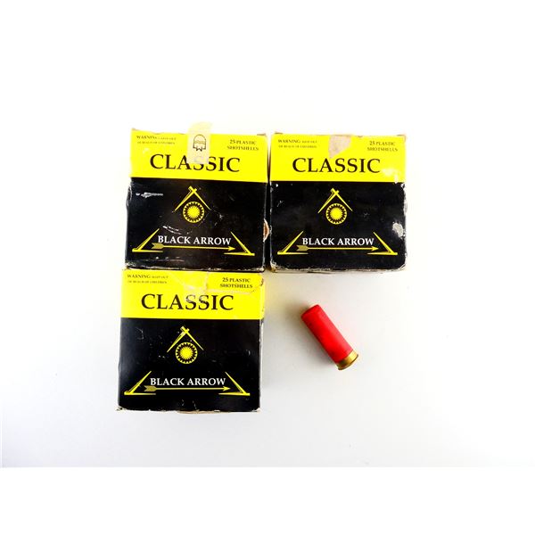 BLACK ARROW 12 GAUGE 2 3/4' SHOT SHELL AMMO LOT