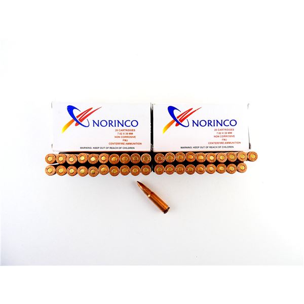 NORINCO 7.62X39MM AMMO LOT