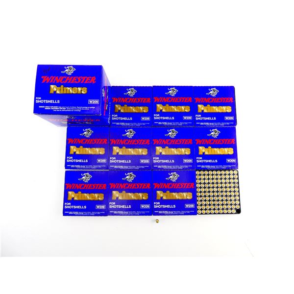 WINCHESTER NO. W209 SHOT SHELL PRIMERS LOT