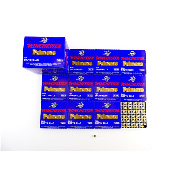 WINCHESTER NO. W209 SHOT SHELL PRIMERS LOT