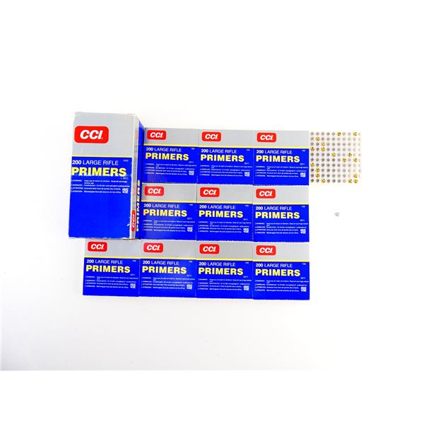 CCI NO. 200 LARGE RIFLE PRIMERS LOT