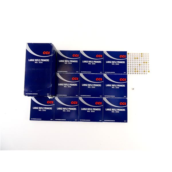 CCI NO. 200 LARGE RIFLE PRIMERS LOT