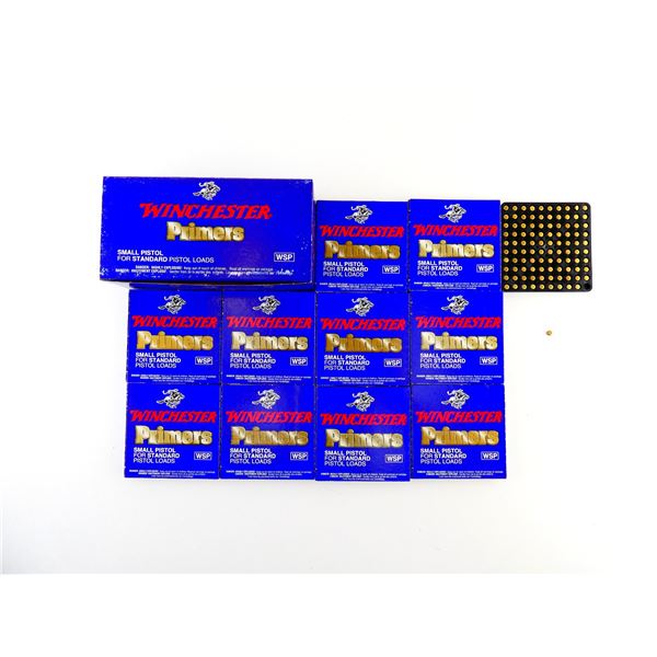 WINCHESTER NO. WSP SMALL PISTOL STANDARD LOADS PRIMERS LOT